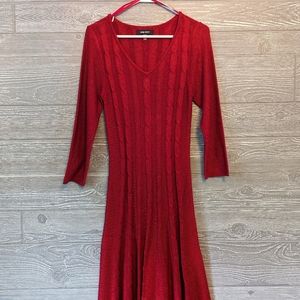 Red Knit dress